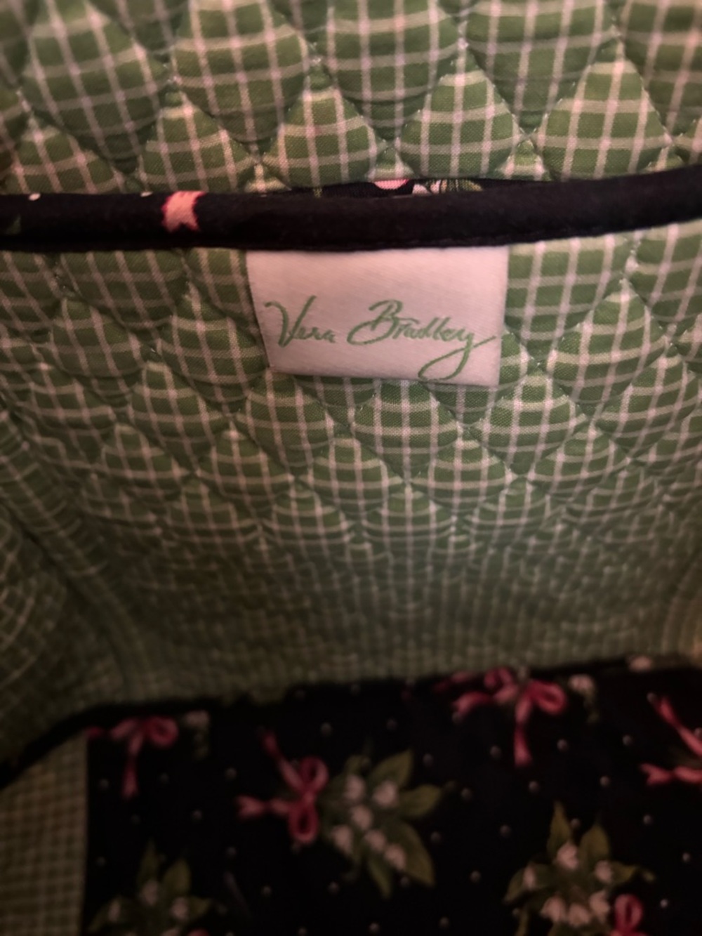 Vintage Vera Bradley large tote bag in the retired "New Hope" pattern - Picture 11 of 16